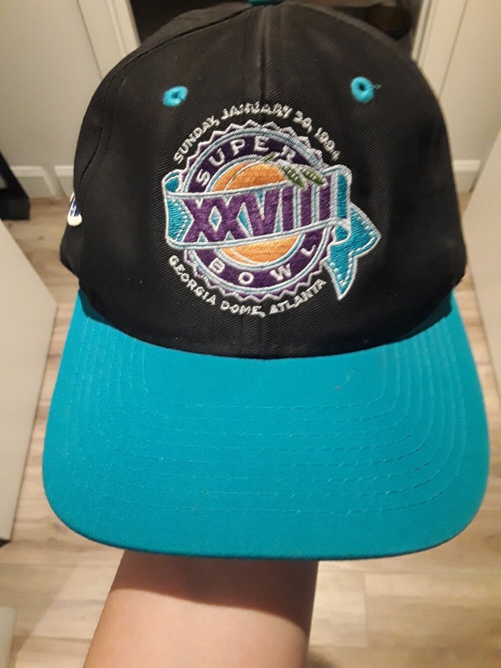 Super Bowl XXVIII Hat • Buffalo Bills Logo • Team NFL Competitor • One Size